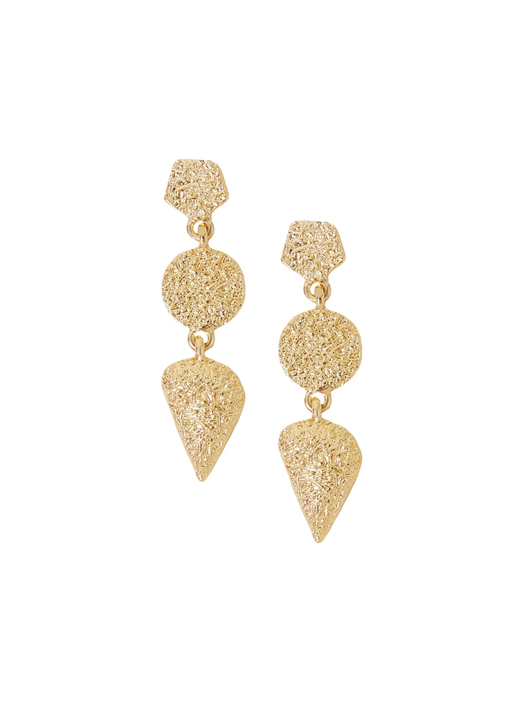 

Accessorize Geometric Drop Earrings, Gold