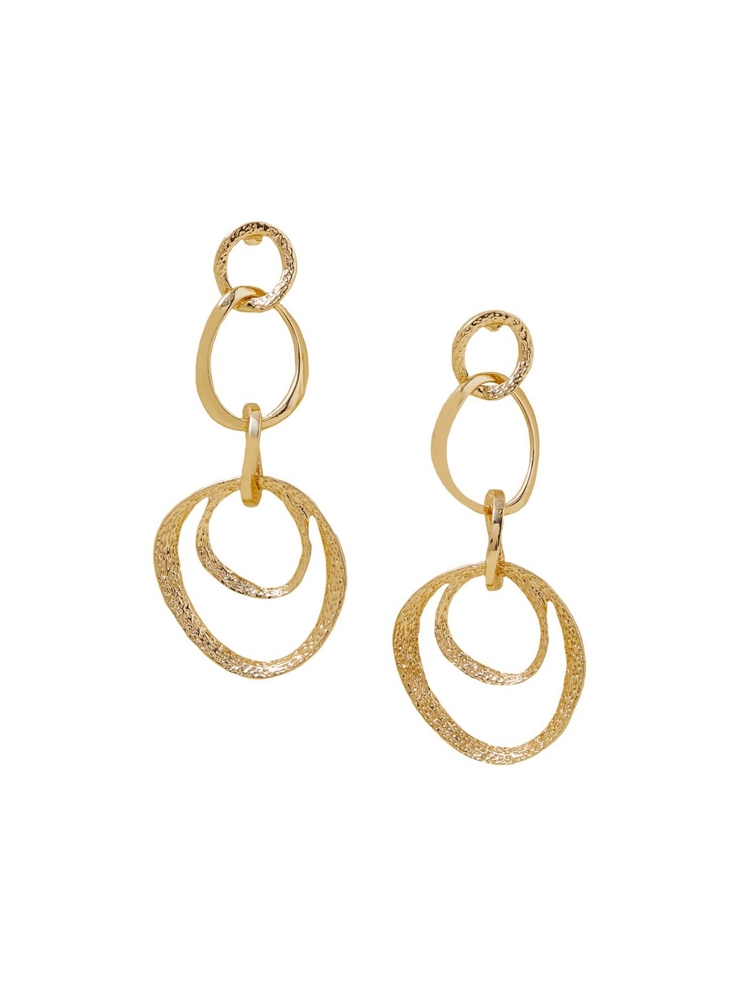 

Accessorize Contemporary Drop Earrings, Gold