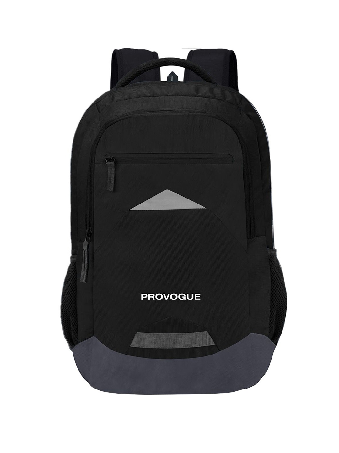 

Provogue Unisex Embroidered Backpack, Black