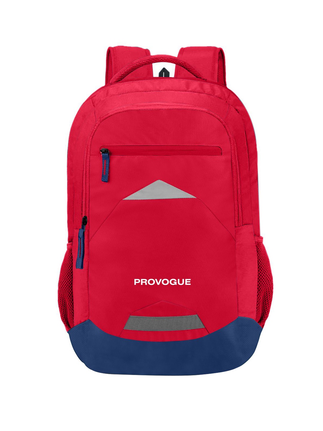

Provogue Unisex Embroidered Backpack, Red
