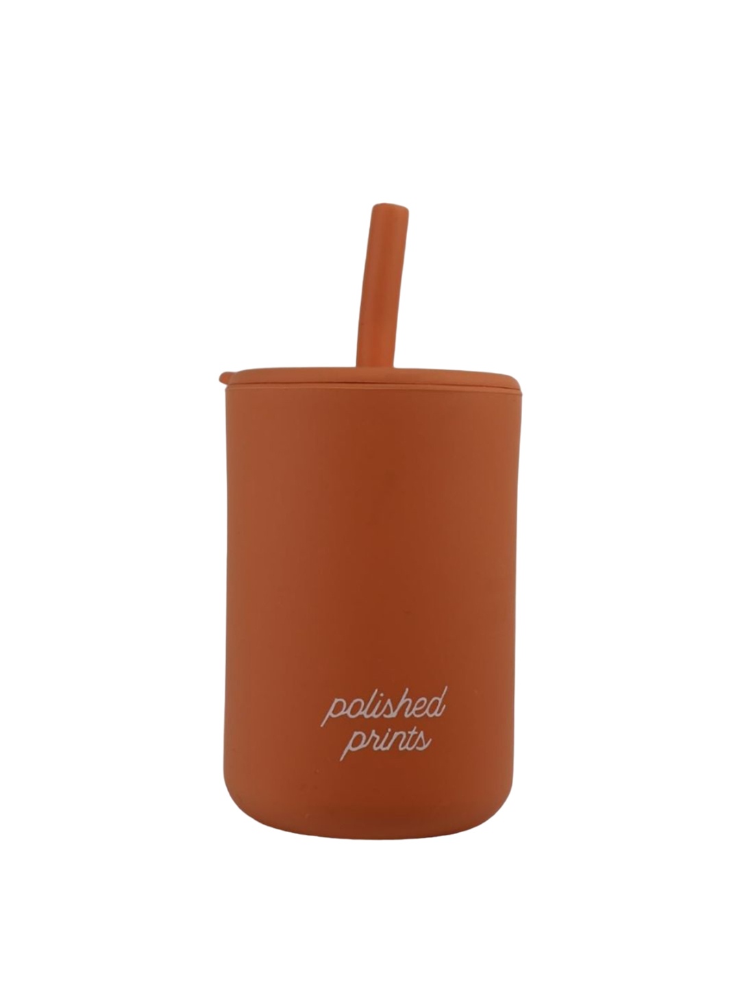 

GUCHIGU Silicon Sipper Cup With Straw, Brown