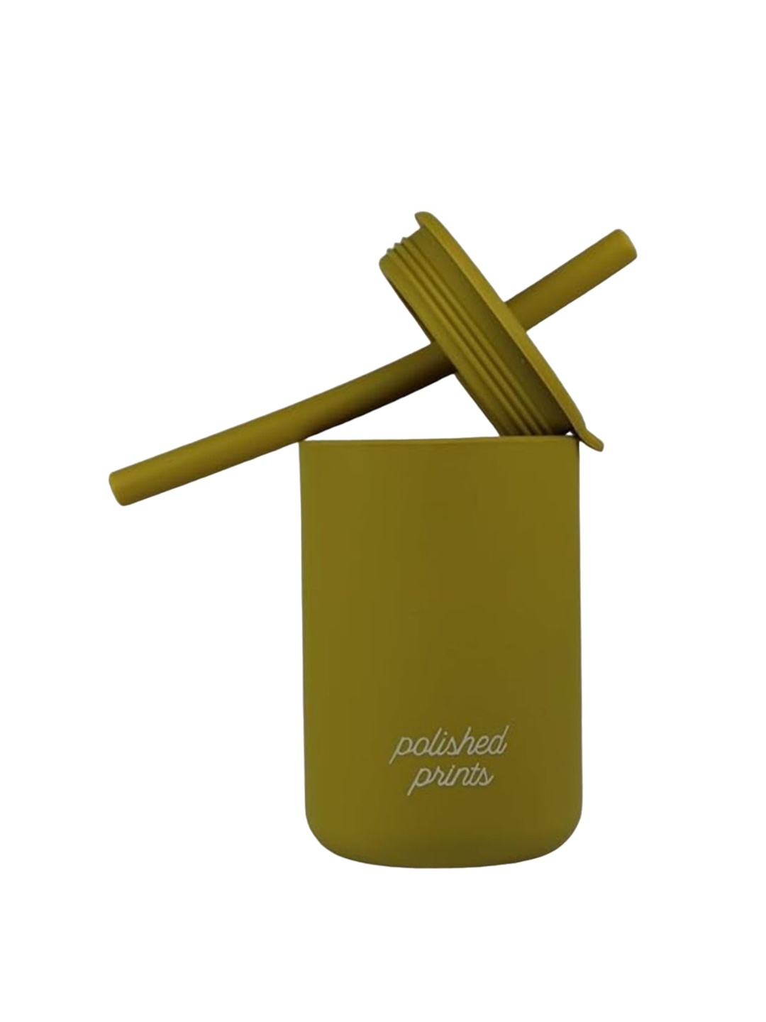 

GUCHIGU Mustard Green BPA free silicon sipper