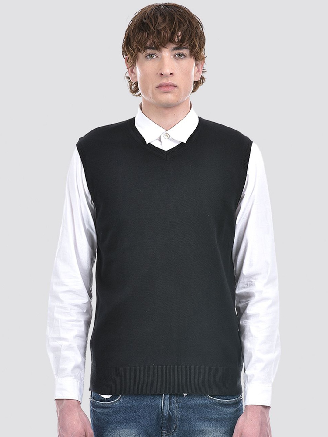 

Numero Uno Men Sweater Vest, Black