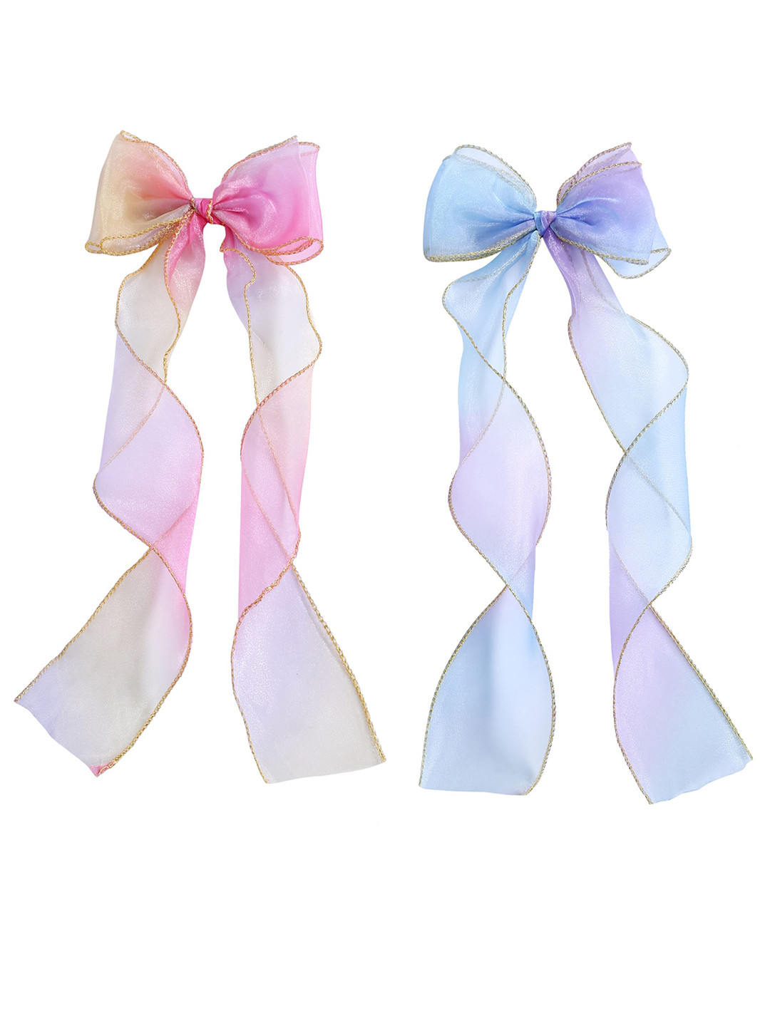 

Radhu & Kabby Women Set of 2 Alligator Hair Clip, Blue