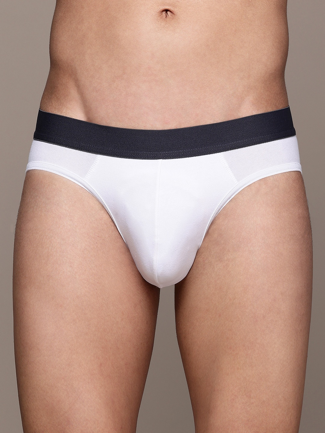

Roadster Men Mid-Rise Basic Briefs, White