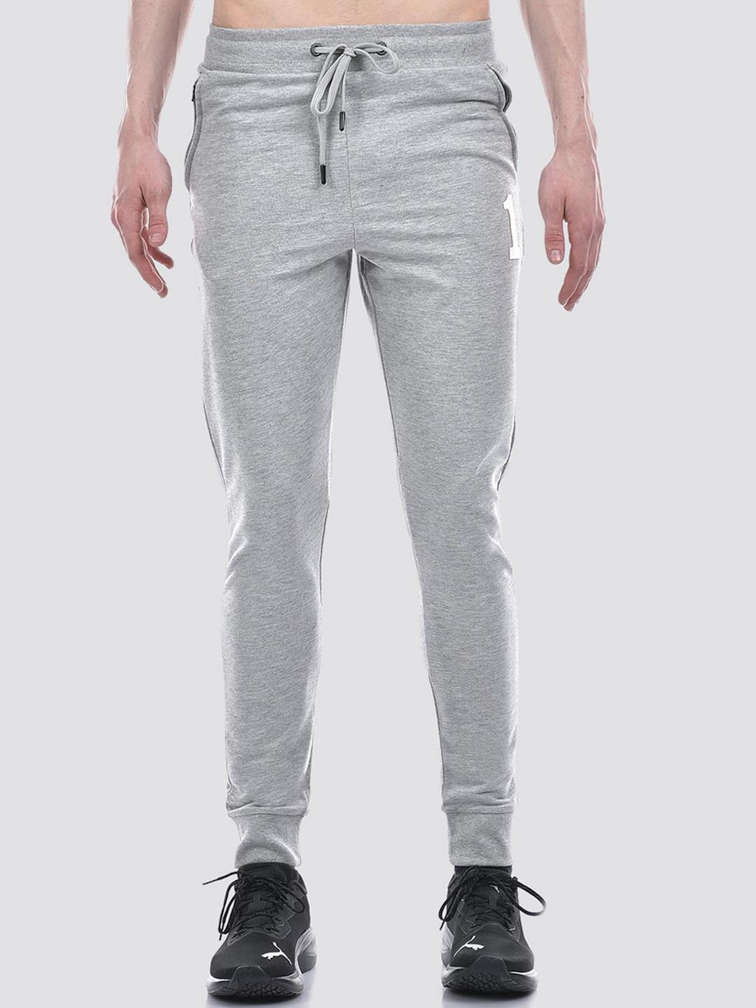 

Numero Uno Men Mid Rise Joggers, Grey