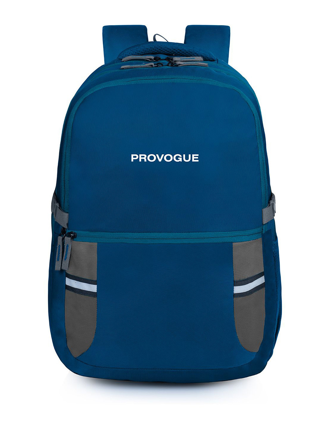 

Provogue Unisex Embroidered Backpack, Blue