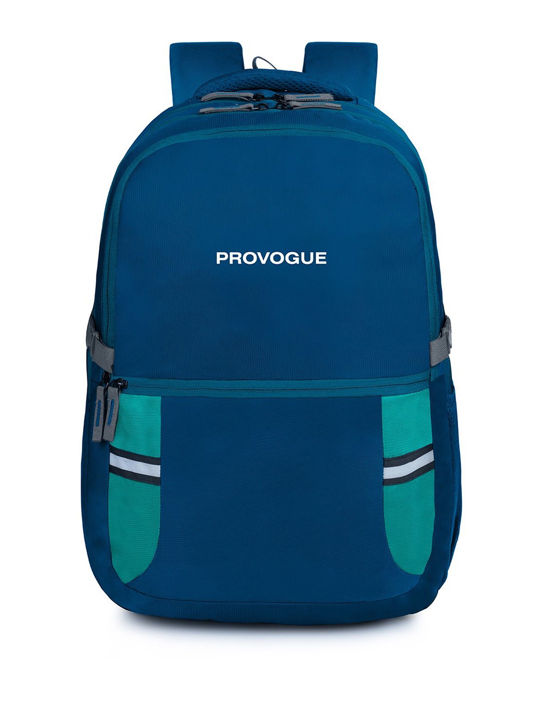 

Provogue Unisex Embroidered Backpack, Blue