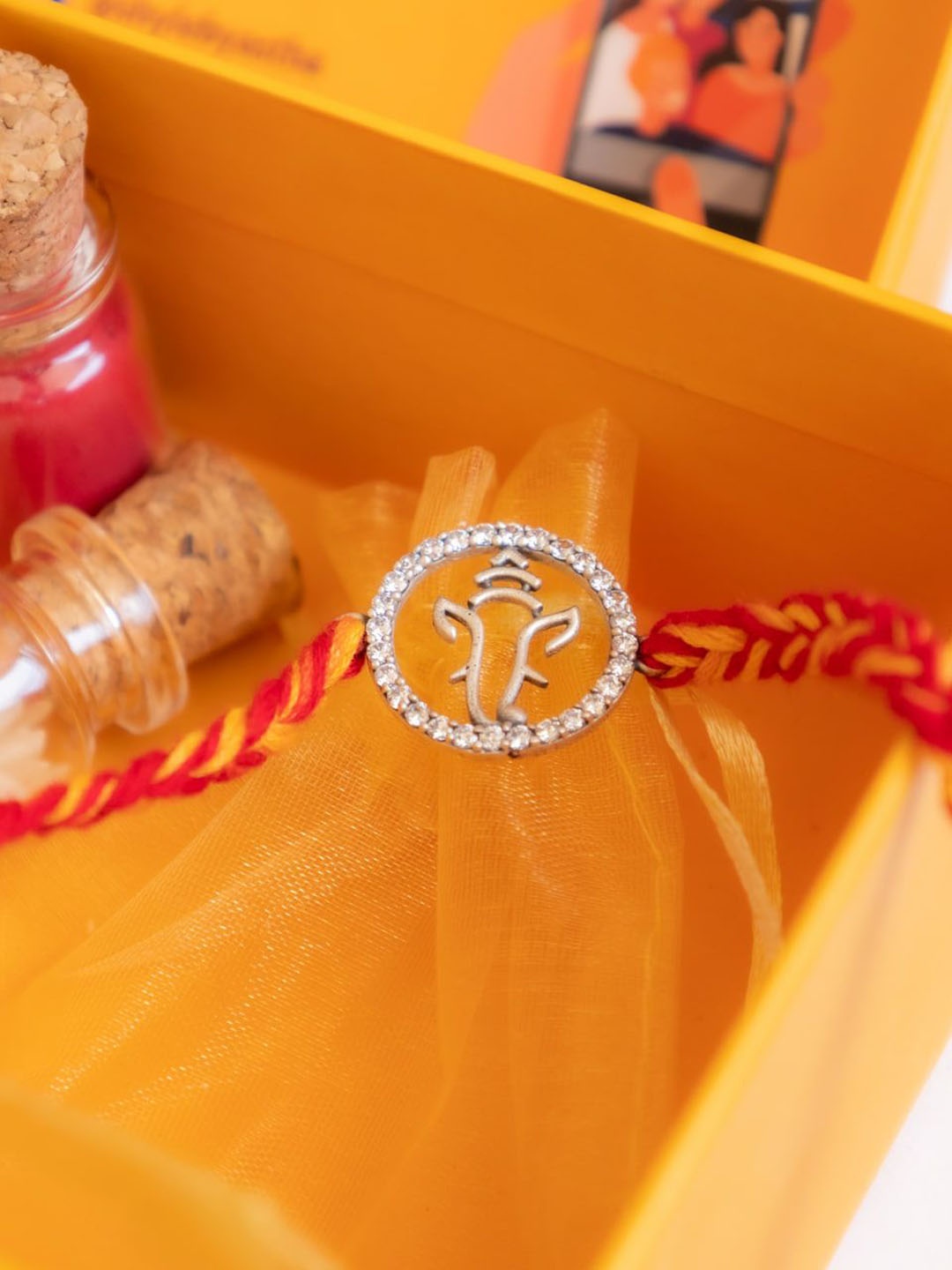 

Shyle 92.5 Sterling Silver Thread Rakhi