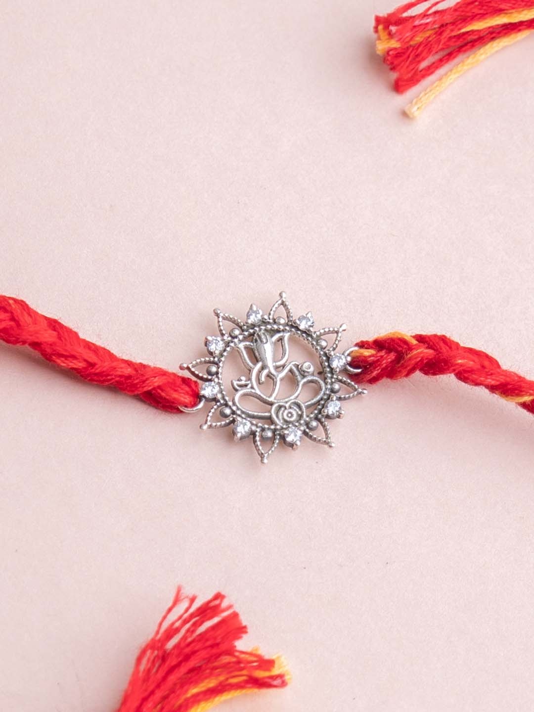 

Shyle 92.5 Sterling Silver Thread Rakhi