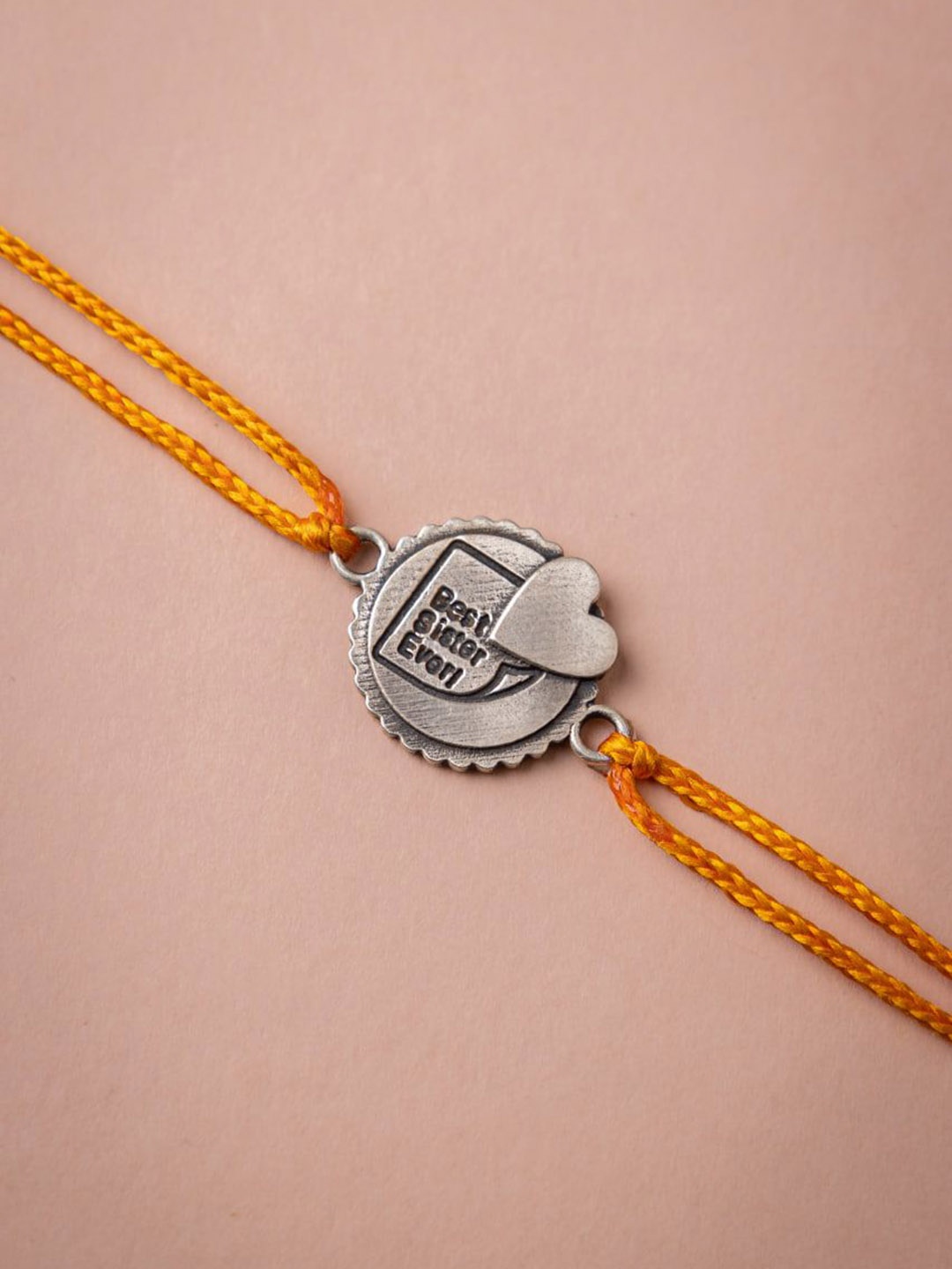 

Shyle 925 Sterling Silver Moh Best Sister Ever Thread Rakhi