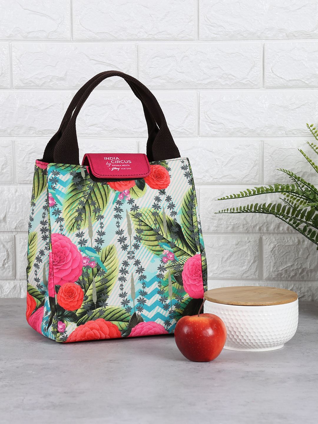

India Circus by Krsnaa Mehta Other Prints Lunch bags Travel Accessory, Pink