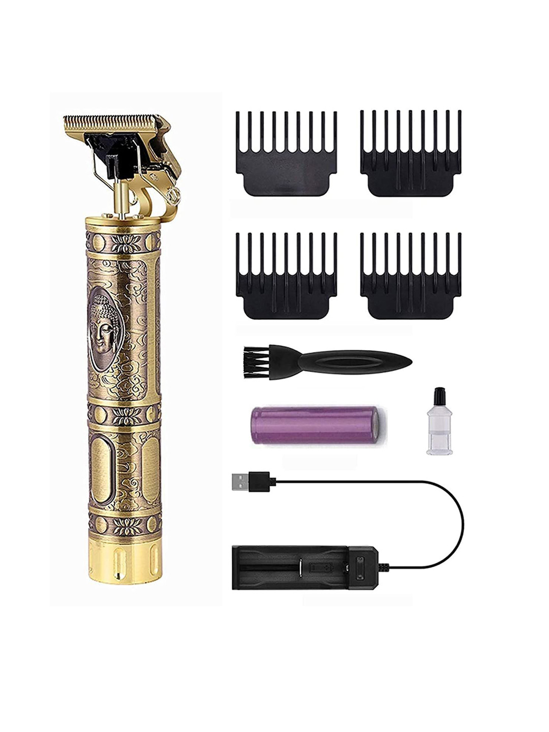 

Adbeni Professional Adjustable Blade Clipper Hair Trimmer, Gold