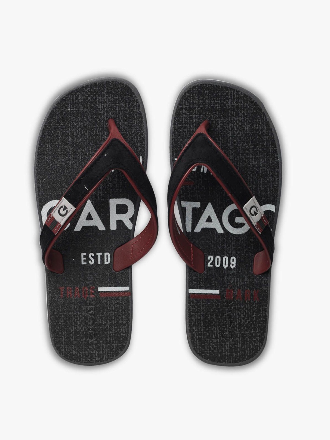 

CARTAGO Men Printed Thong Flip-Flops, Grey