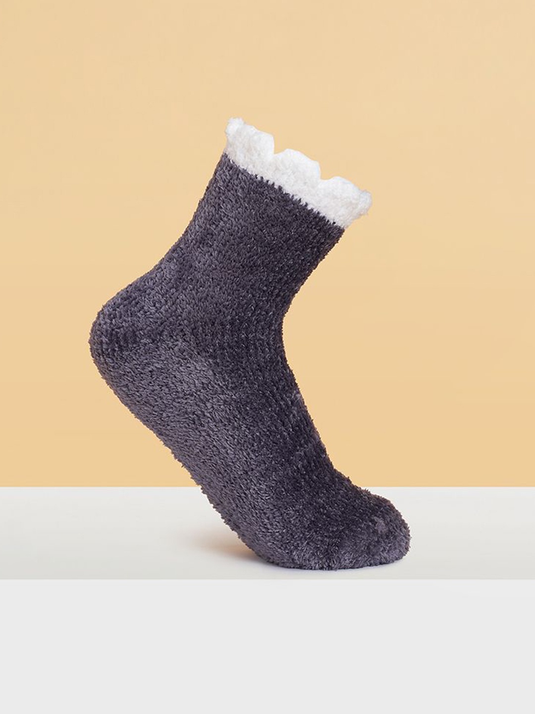 

Forever Glam by Pantaloons Women Ankle-Length Socks, Grey