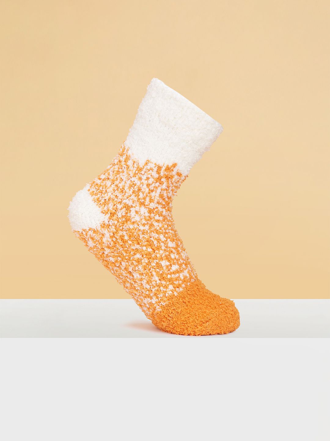 

Forever Glam by Pantaloons Patterned Ankle-Length Socks, Yellow