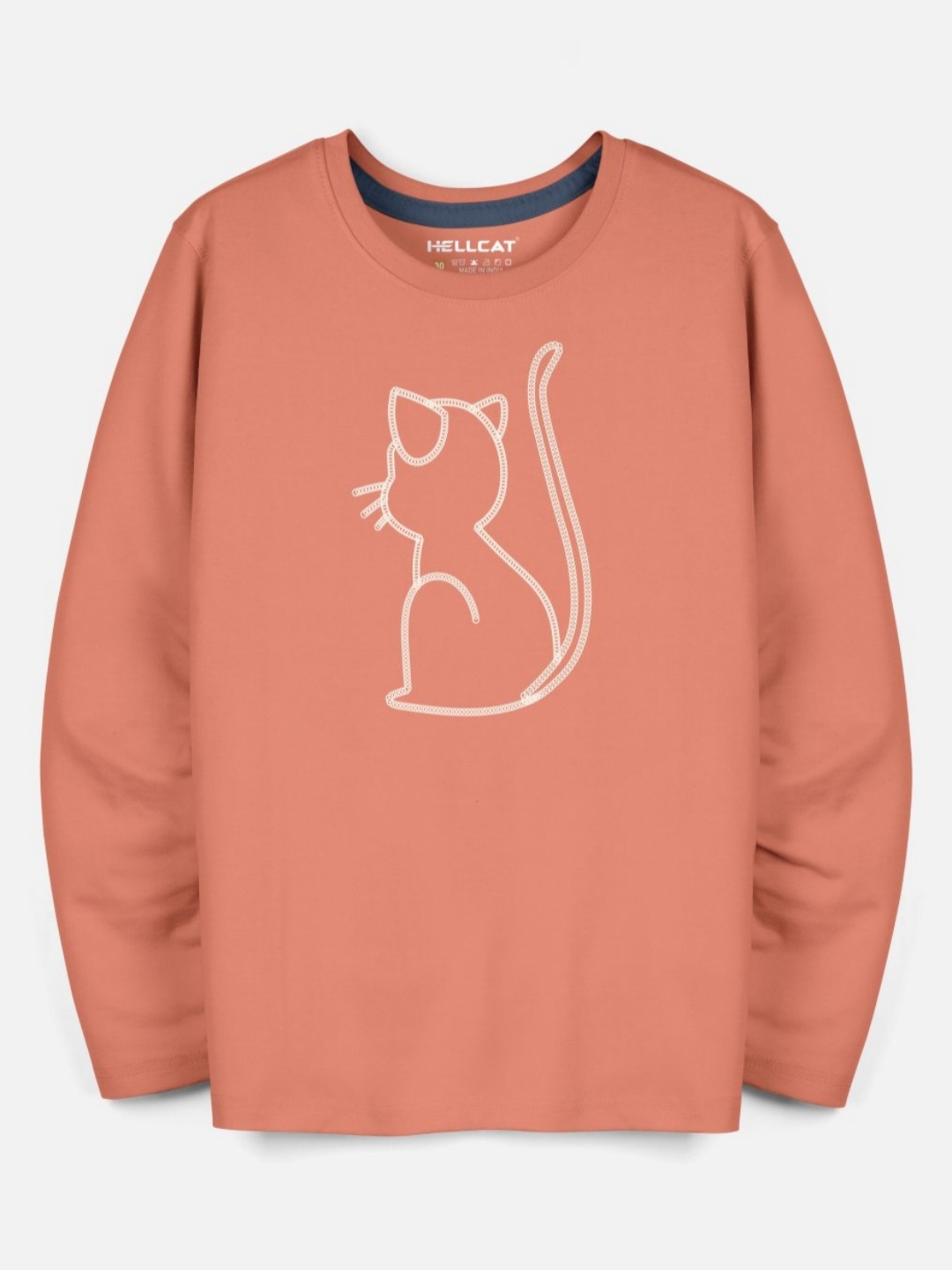 

HELLCAT Boys Graphic Printed Round Neck T-shirt, Pink