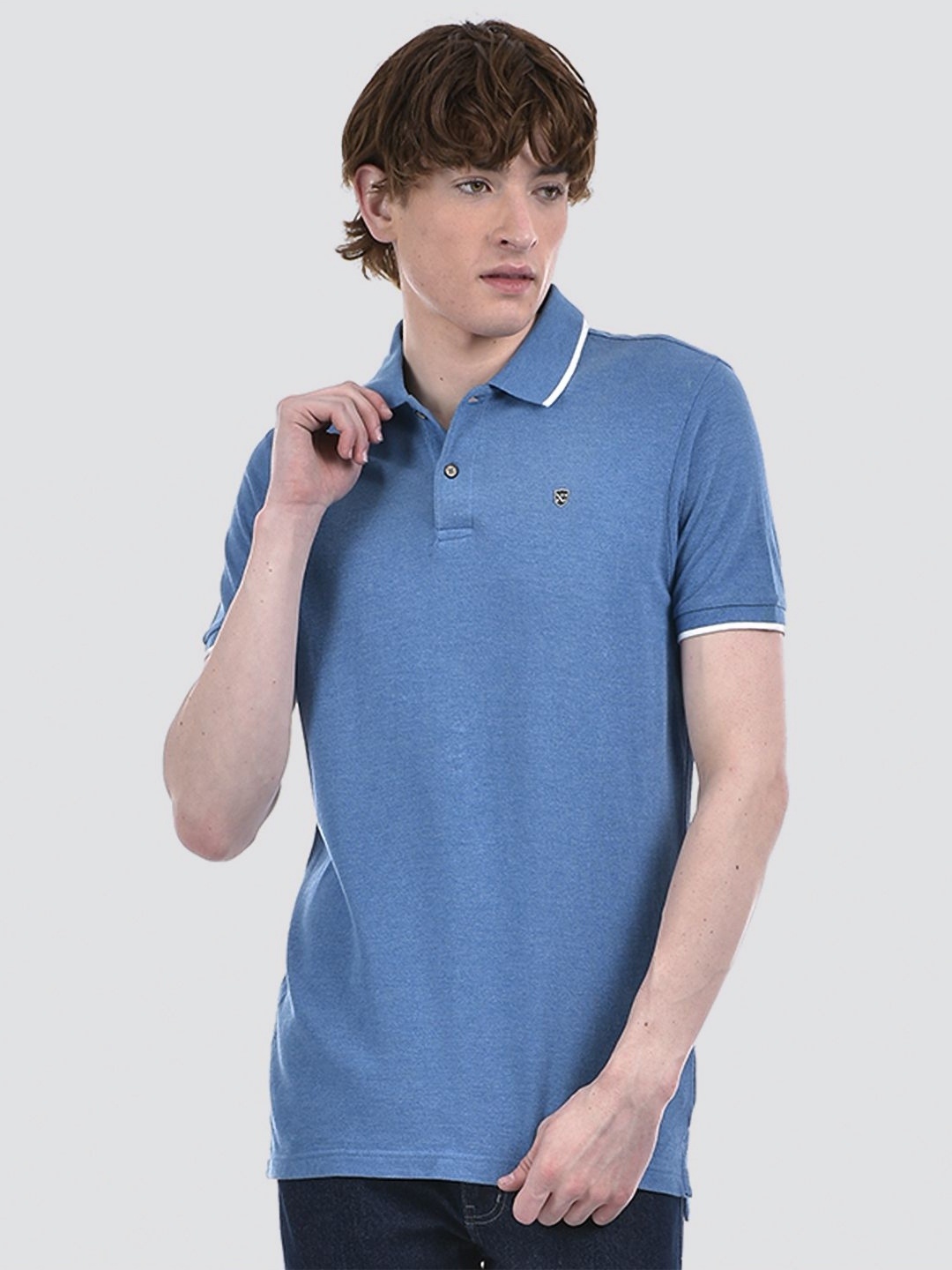 

Numero Uno Men Solid Polo Collar T-shirt, Blue