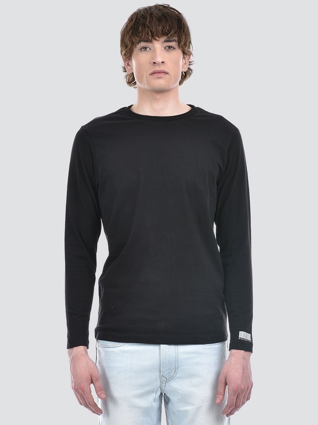 

Numero Uno Men Solid Round Neck T-shirt, Black
