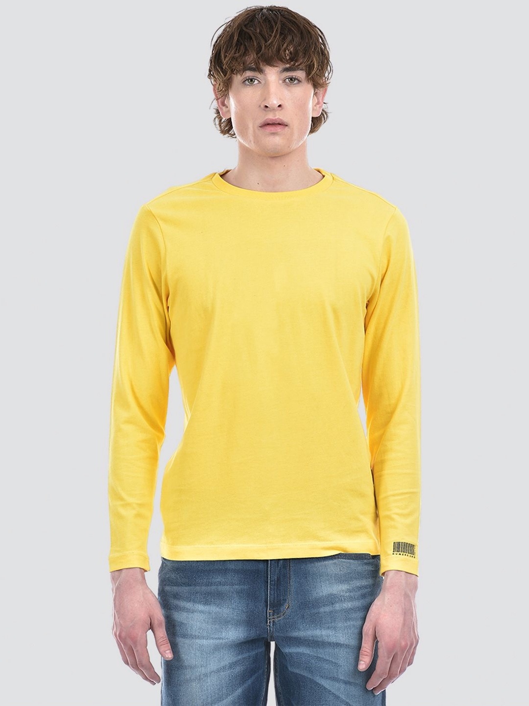

Numero Uno Men Solid Round Neck T-shirt, Yellow