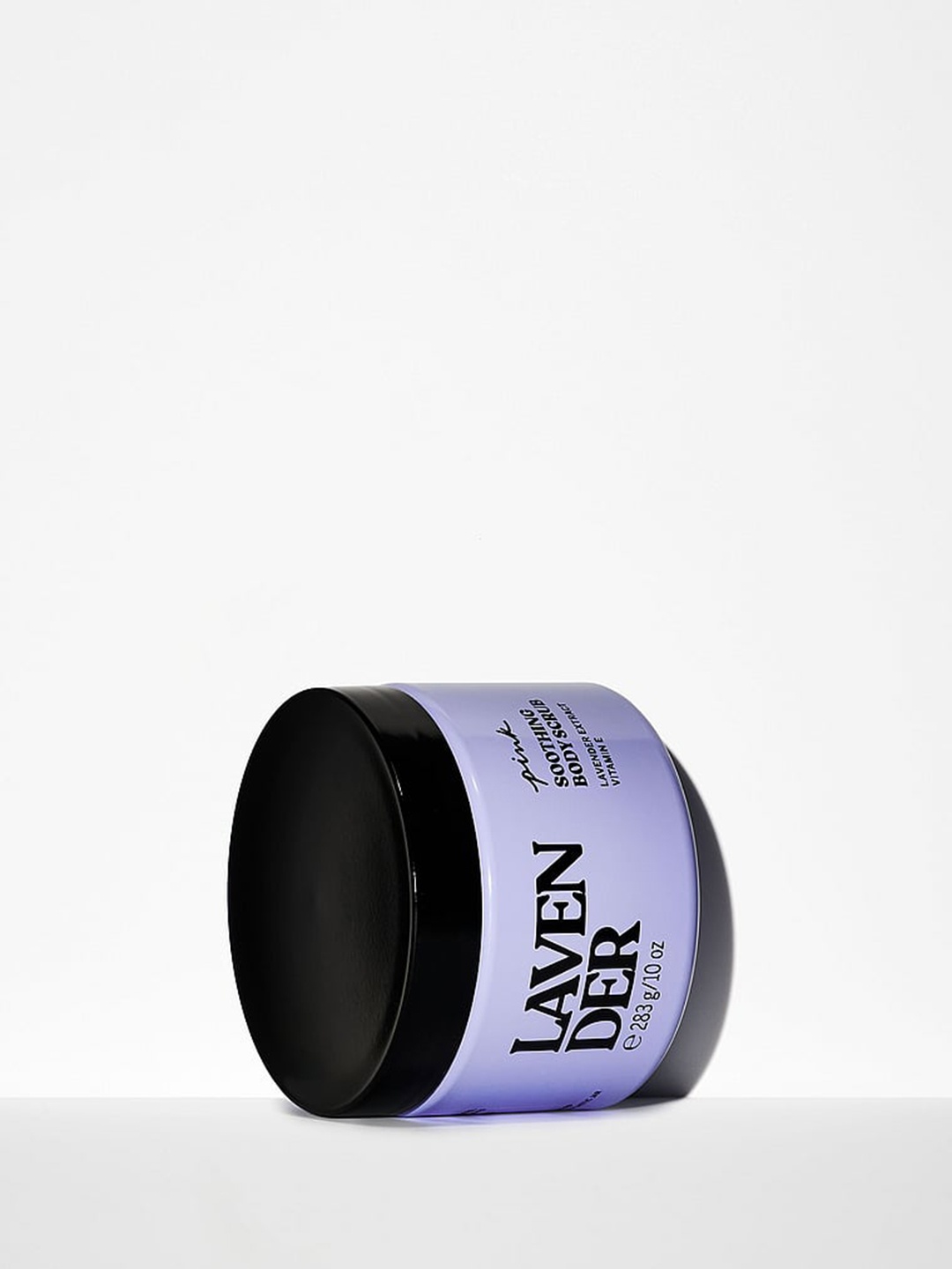 

Victoria's Secret Pink Lavender Soothing Body Scrub with Vitamin E - 283 g, Blue