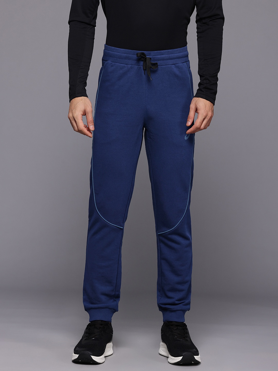 

ASICS Men Solid Training Joggers, Blue