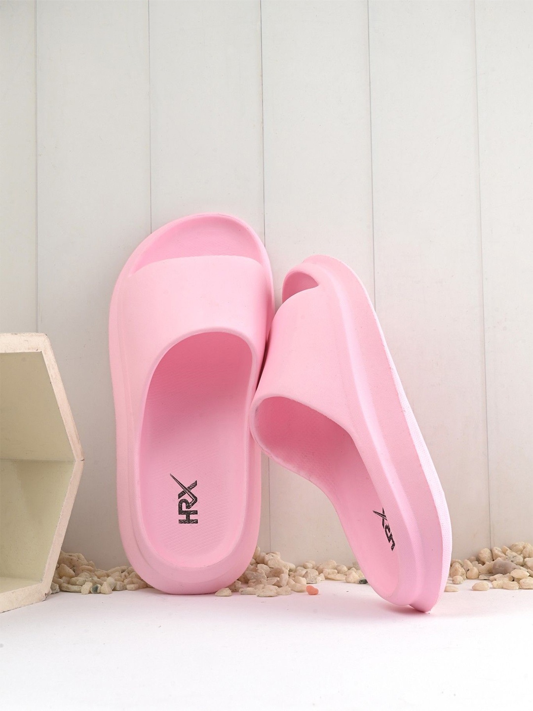 

HRX by Hrithik Roshan Women Pink Rubber Clogs