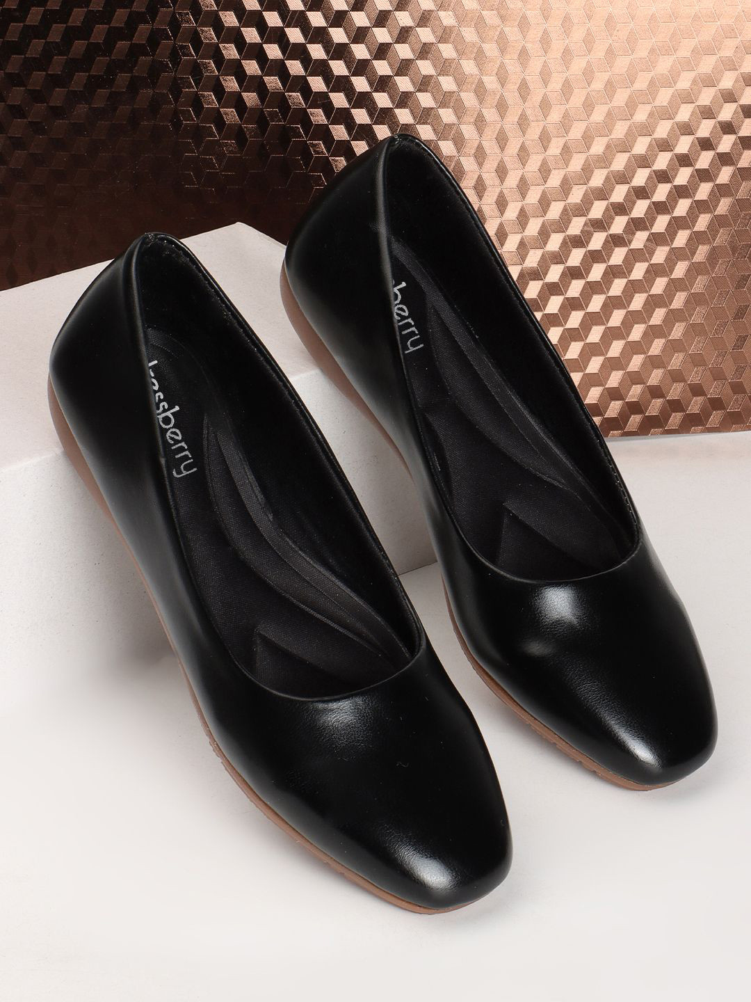 

DressBerry Women Ballerinas Flats, Black