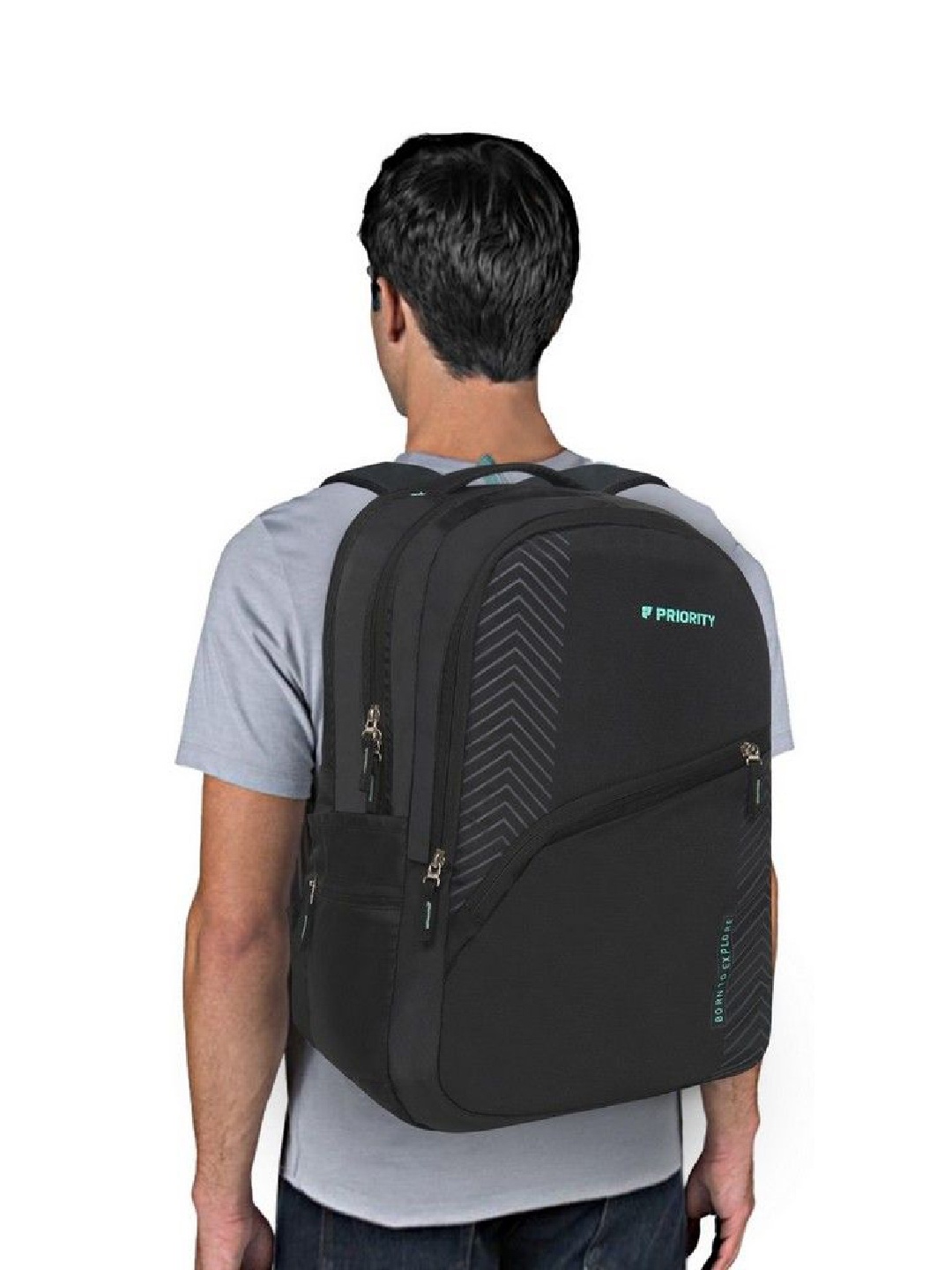 

Priority Unisex Graphic Backpack, Black