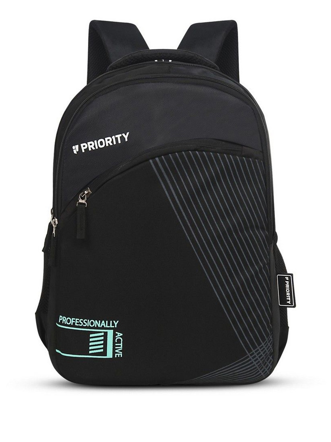 

Priority Unisex Padded Laptop Backpack, Black