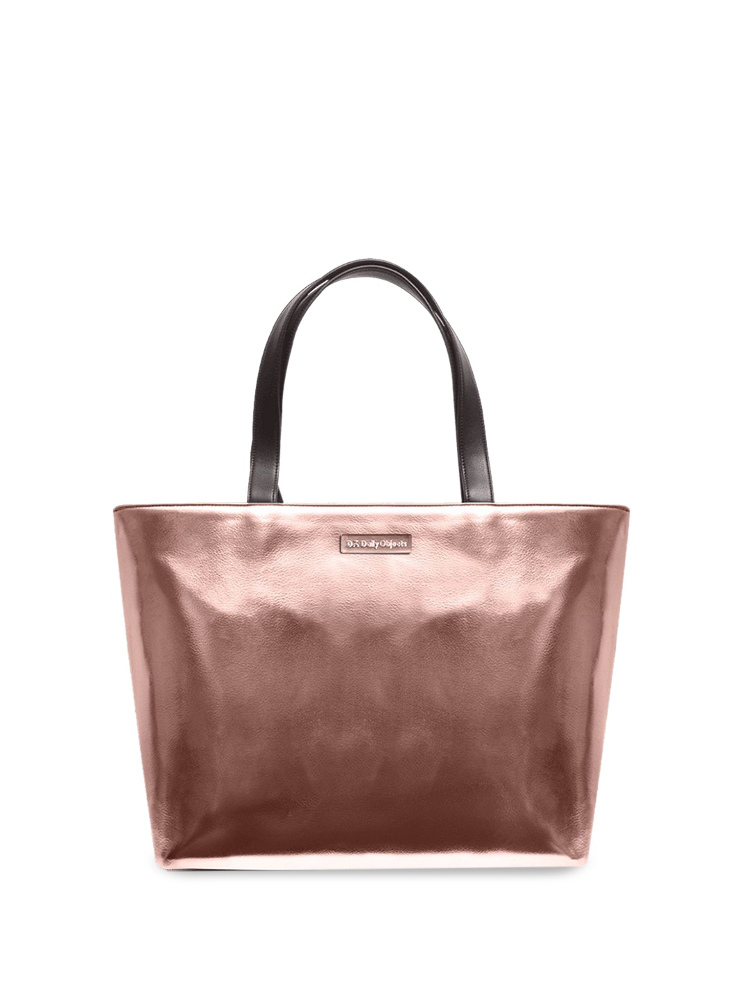 

DailyObjects PU Structured Shoulder Bag with Tasselled, Rose gold