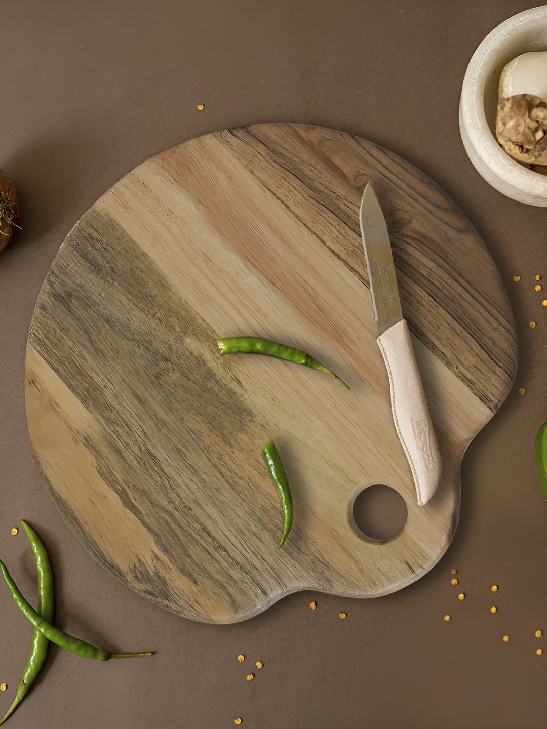 

Metalsmith Brown Wooden Chopping Board