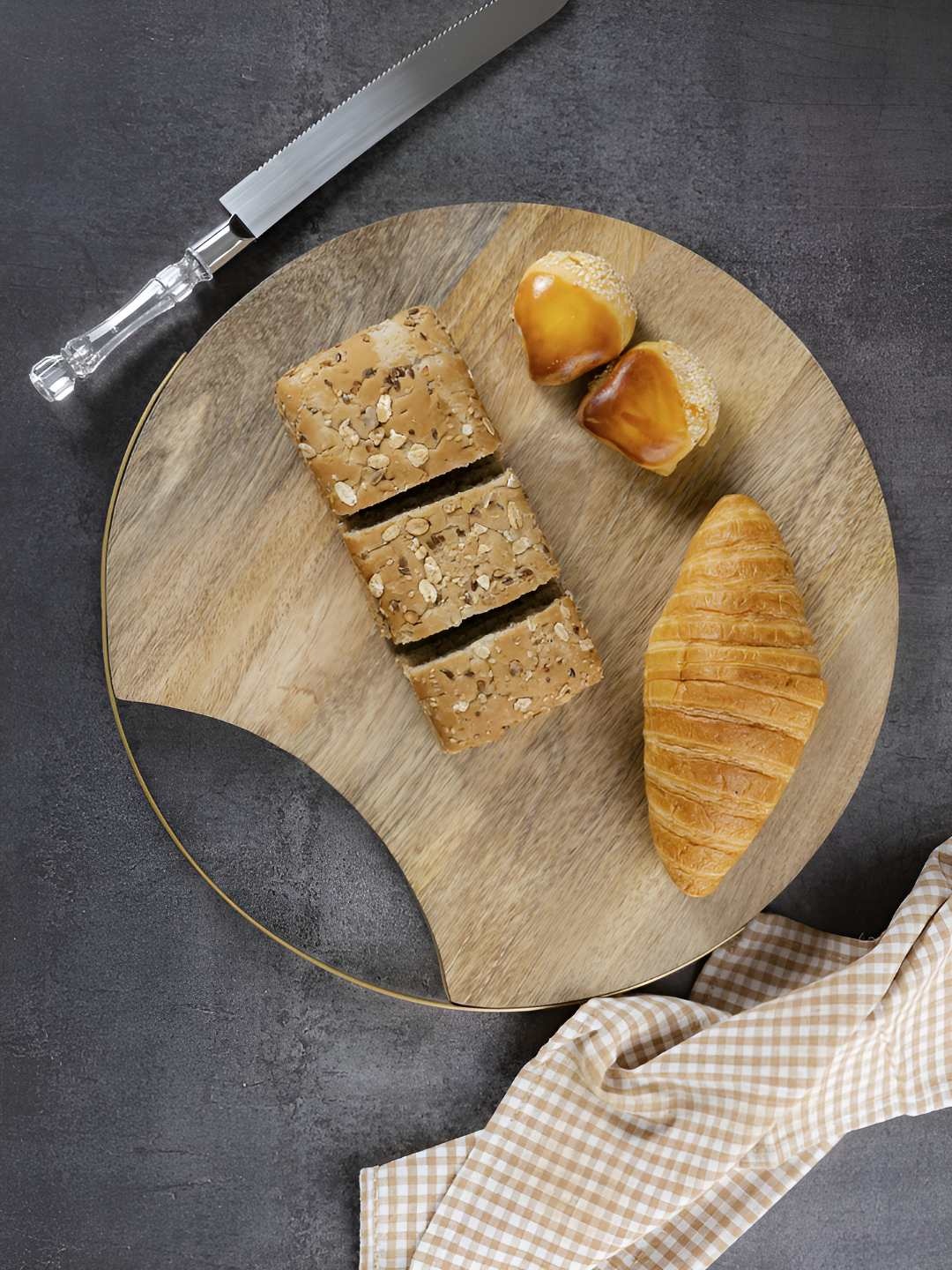 

Metalsmith Brown Wooden Chopping Board