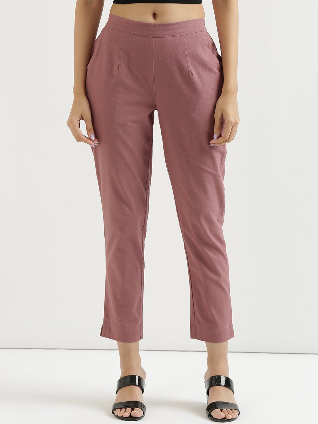 

KALINI Women Regular Fit Trouser, Pink