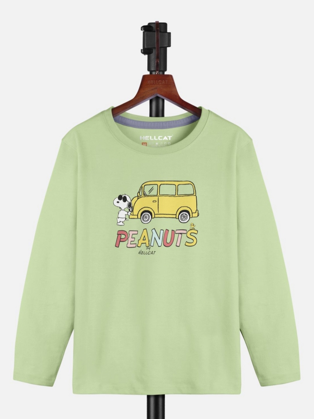 

HELLCAT Girls Graphic Printed Round Neck T-shirt, Green
