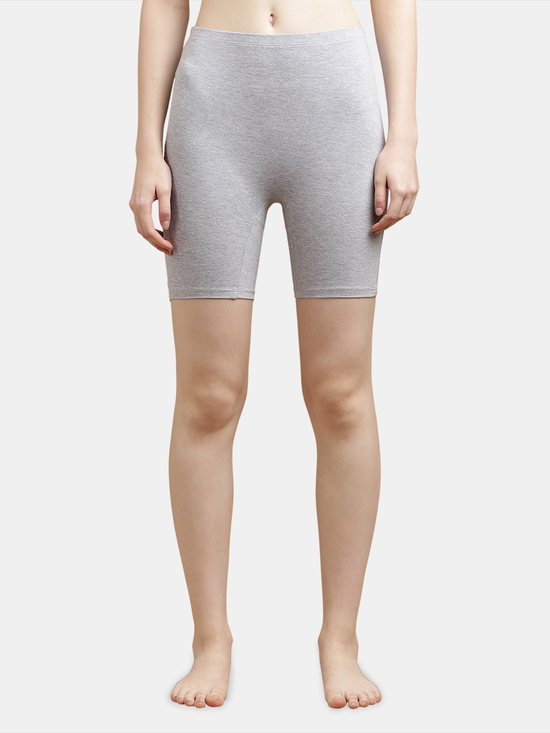 

mackly Mid-Rise Boyshort Brief, Grey melange