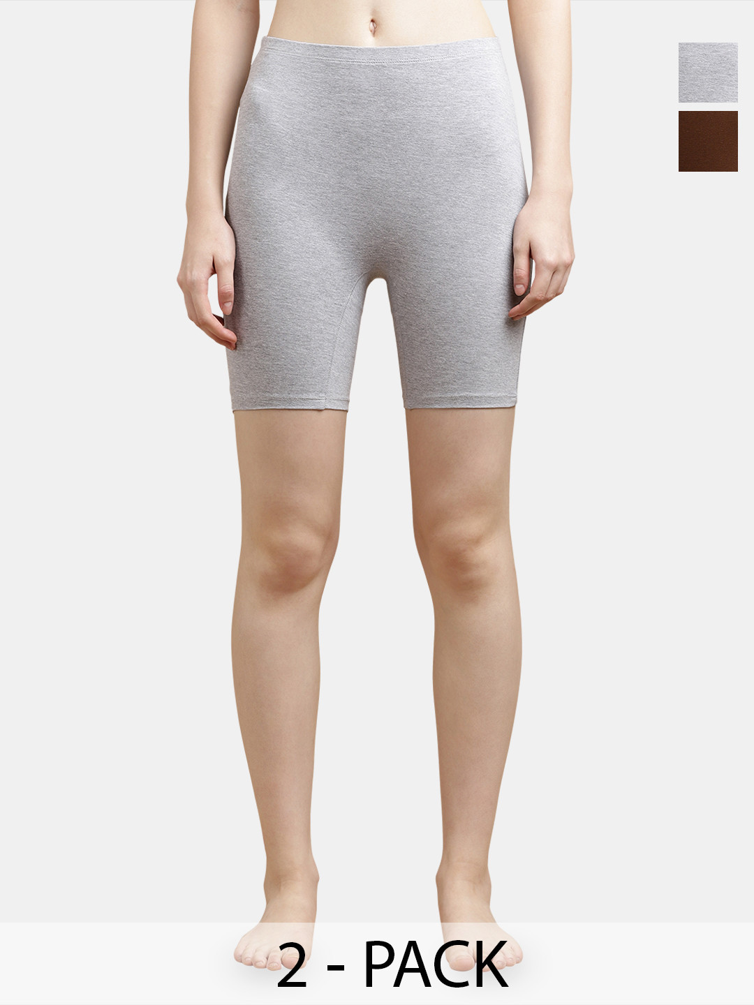 

mackly Women Pack of 2 Boy Shorts, Burgundy