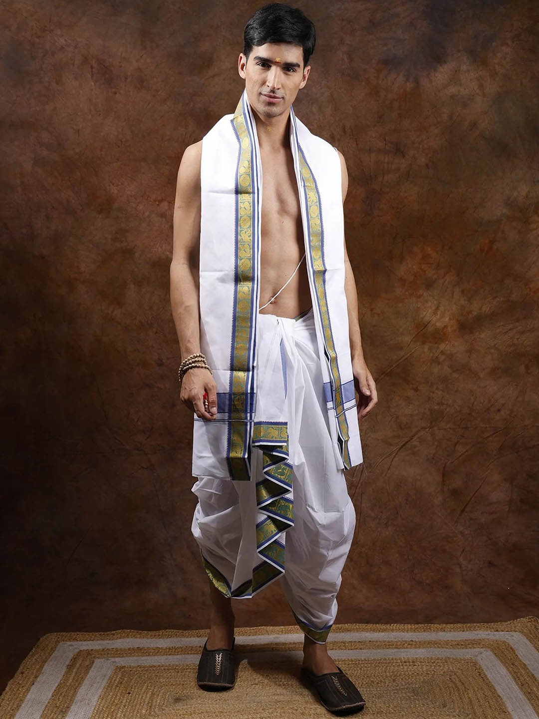 

Exotic India Men Dhotis, White