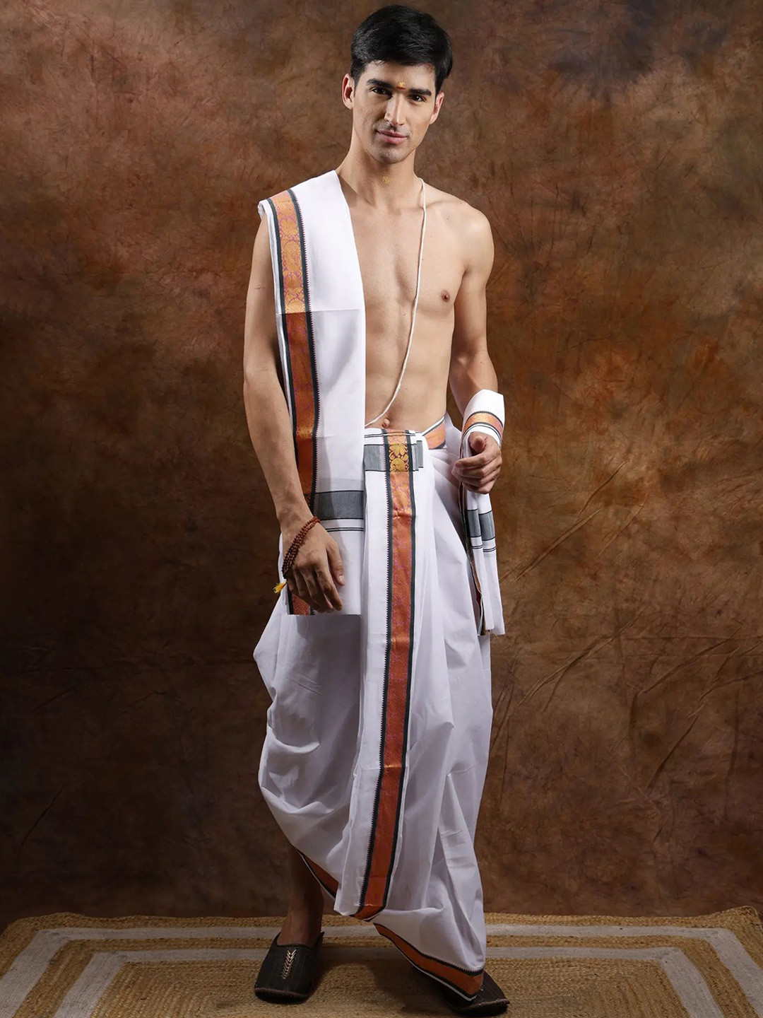 

Exotic India Men Dhotis, White
