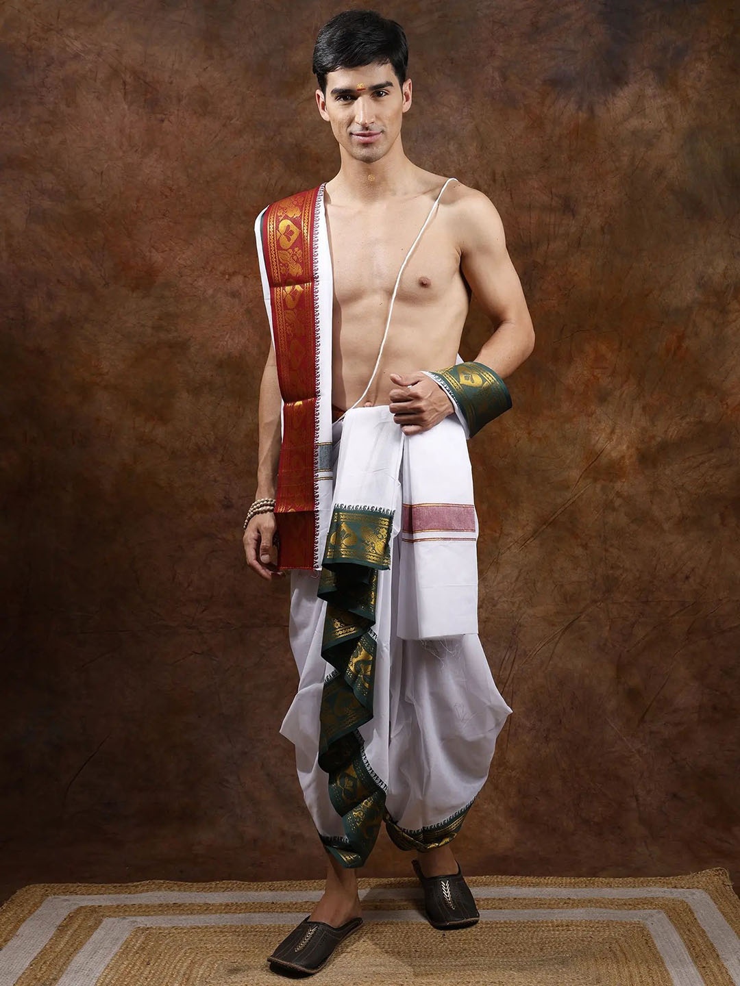 

Exotic India Men Dhotis, White
