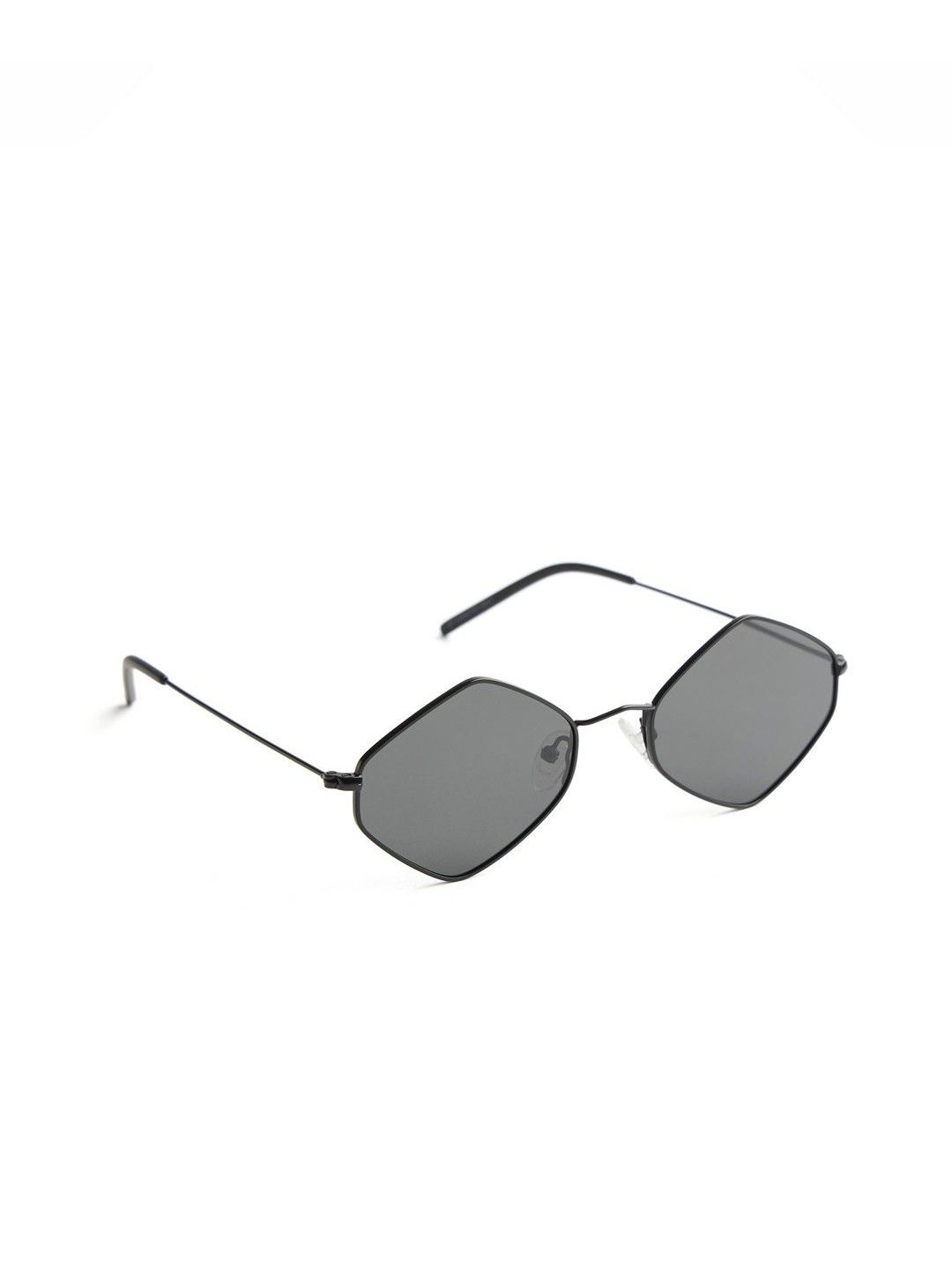 

OPIUM Unisex Oval Sunglasses with Polarised and UV Protected Lens, Black