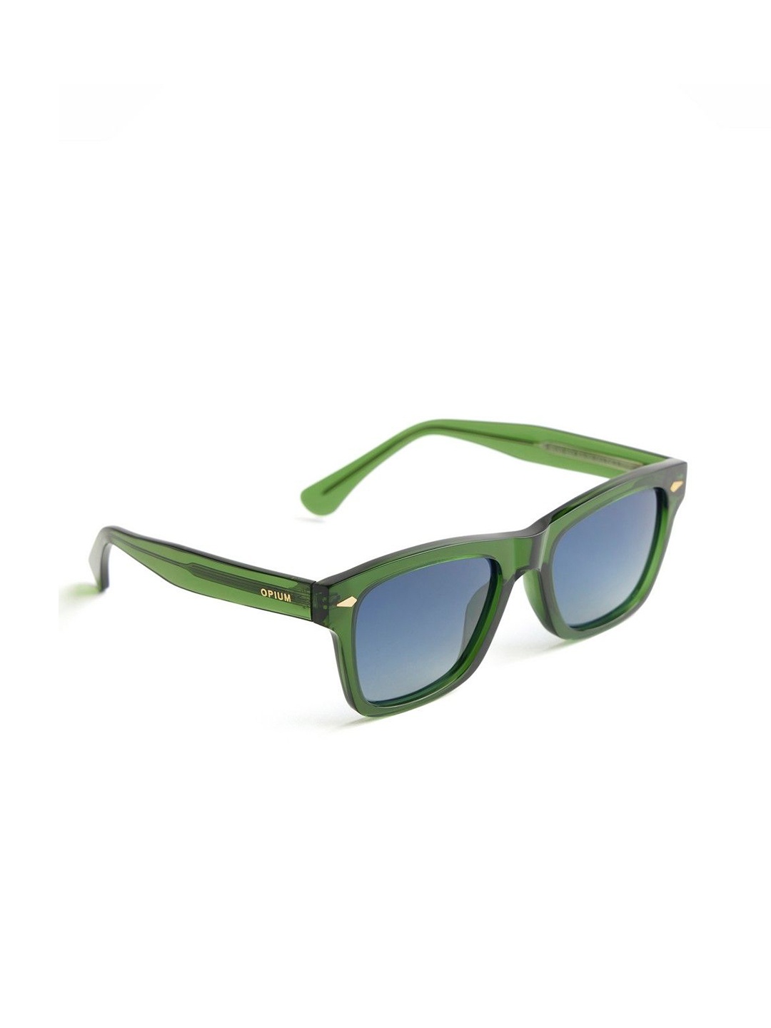 

OPIUM Unisex Wayfarer Sunglasses with UV Protected Lens, Green