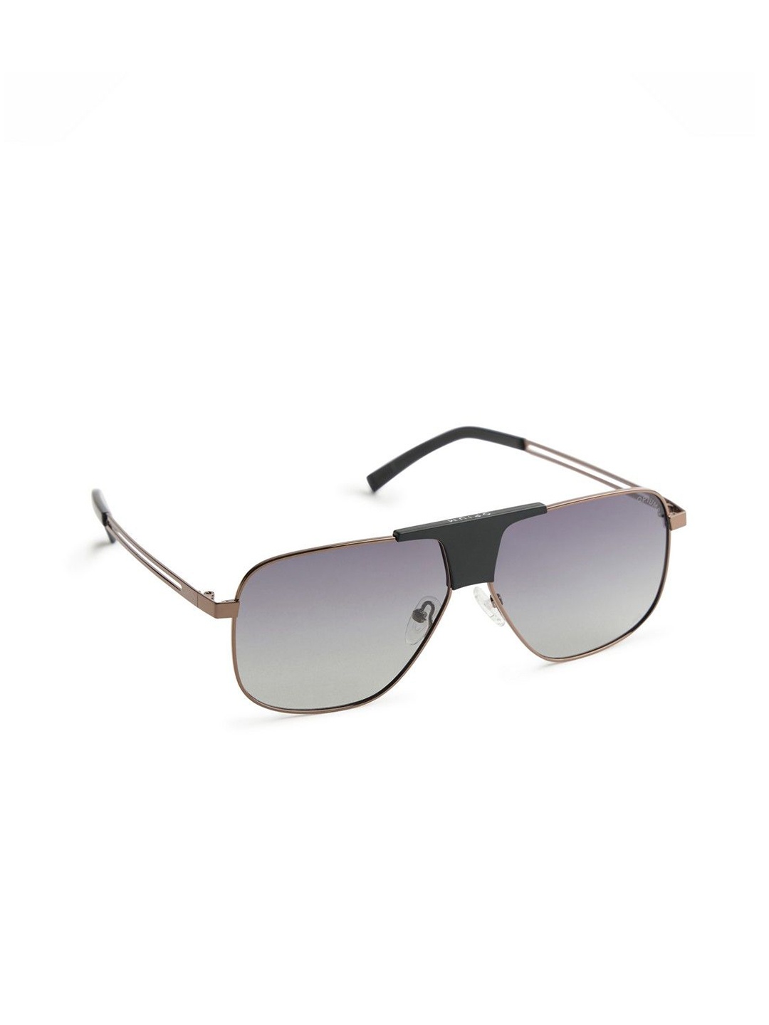 

OPIUM Men Square Sunglasses with Polarised and UV Protected Lens OP-10131-C05-60-Brown, Grey