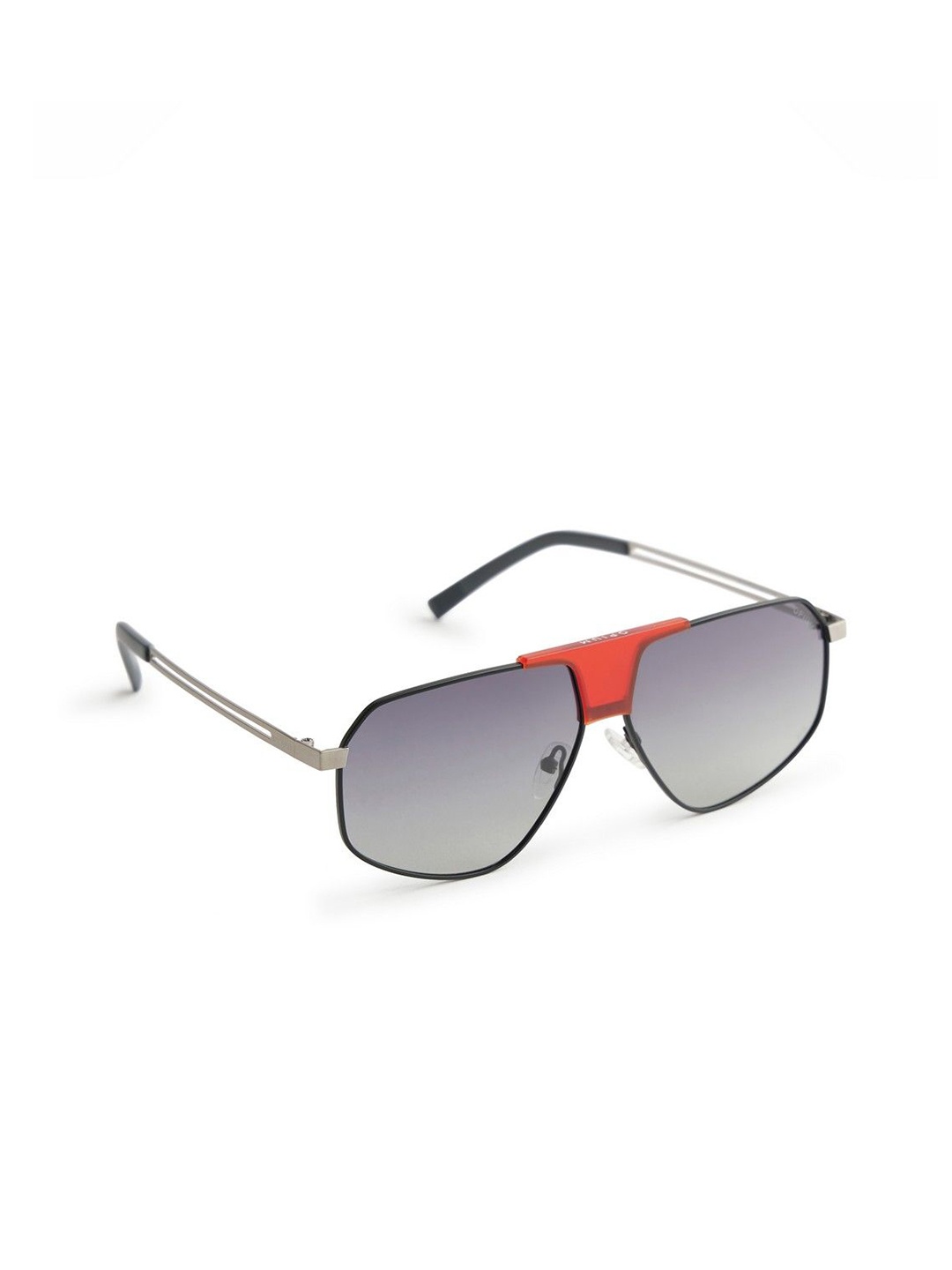 

OPIUM Men Square Sunglasses with Polarised and UV Protected Lens, Grey