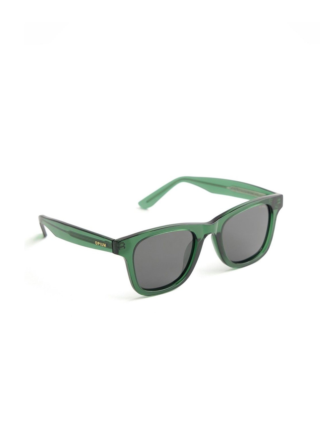 

OPIUM Unisex Wayfarer Sunglasses with UV Protected Lens, Grey