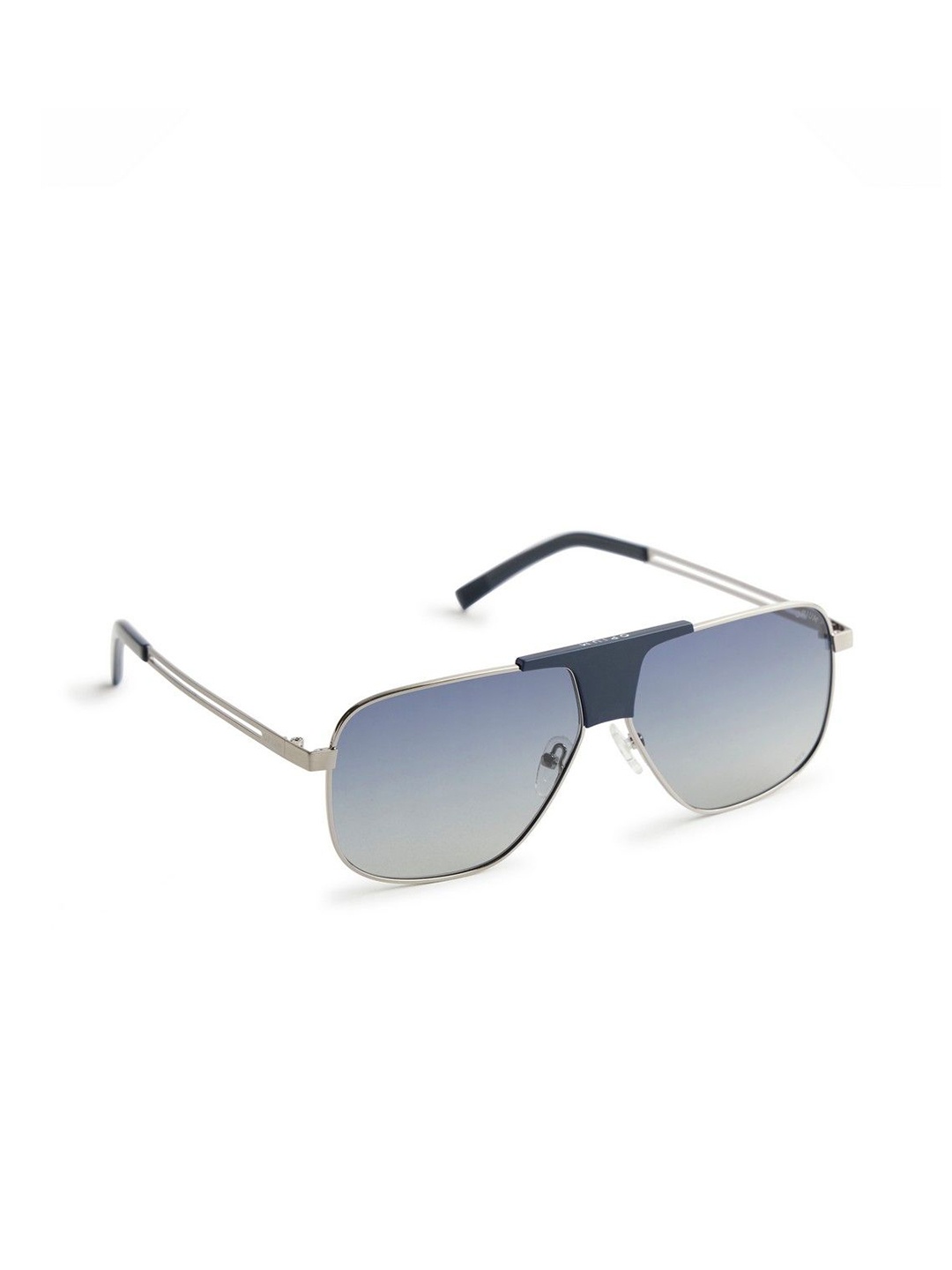 

OPIUM Men Square Sunglasses with UV Protected Lens, Silver
