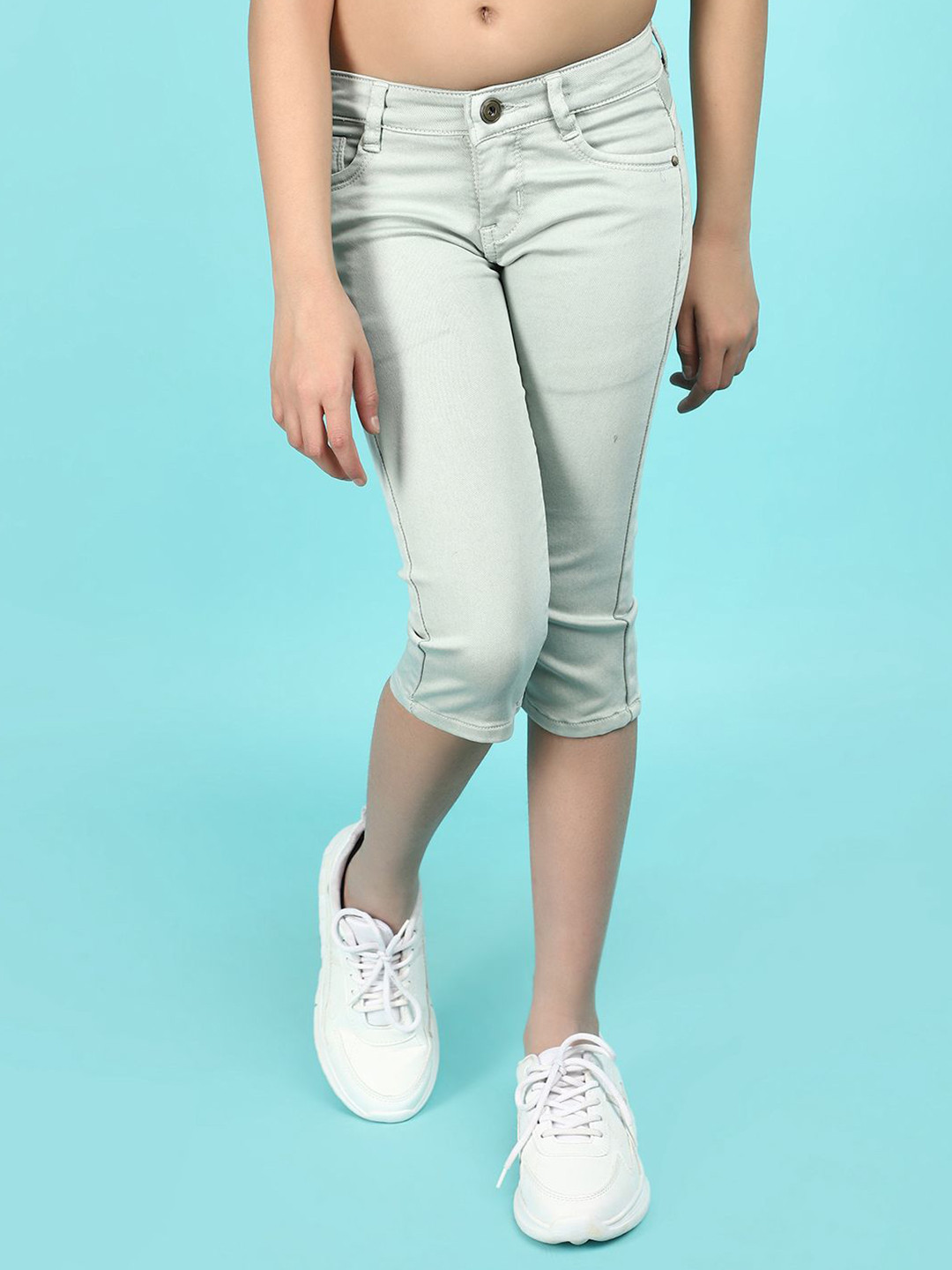 

V-Mart Girls Capris, Green