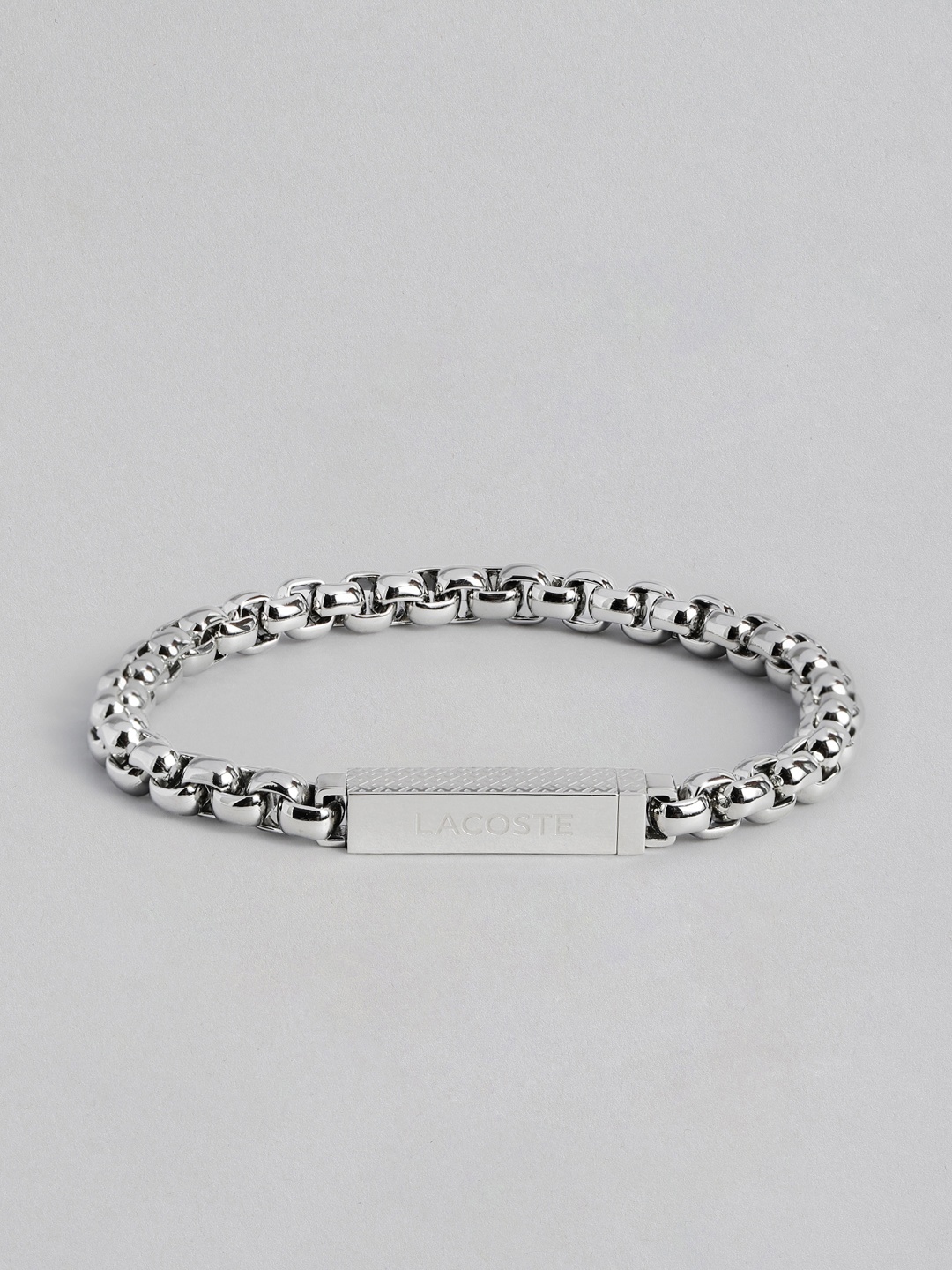 

Lacoste Men Essential Link Bracelet, Silver