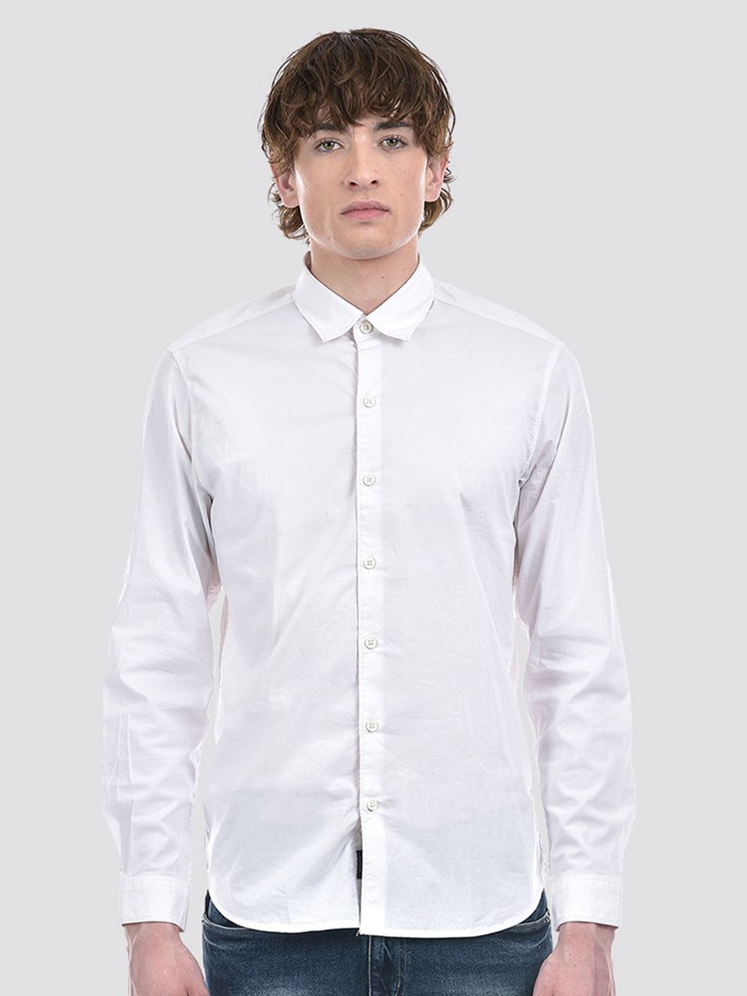 

Numero Uno Men Solid Slim Fit Shirt, White