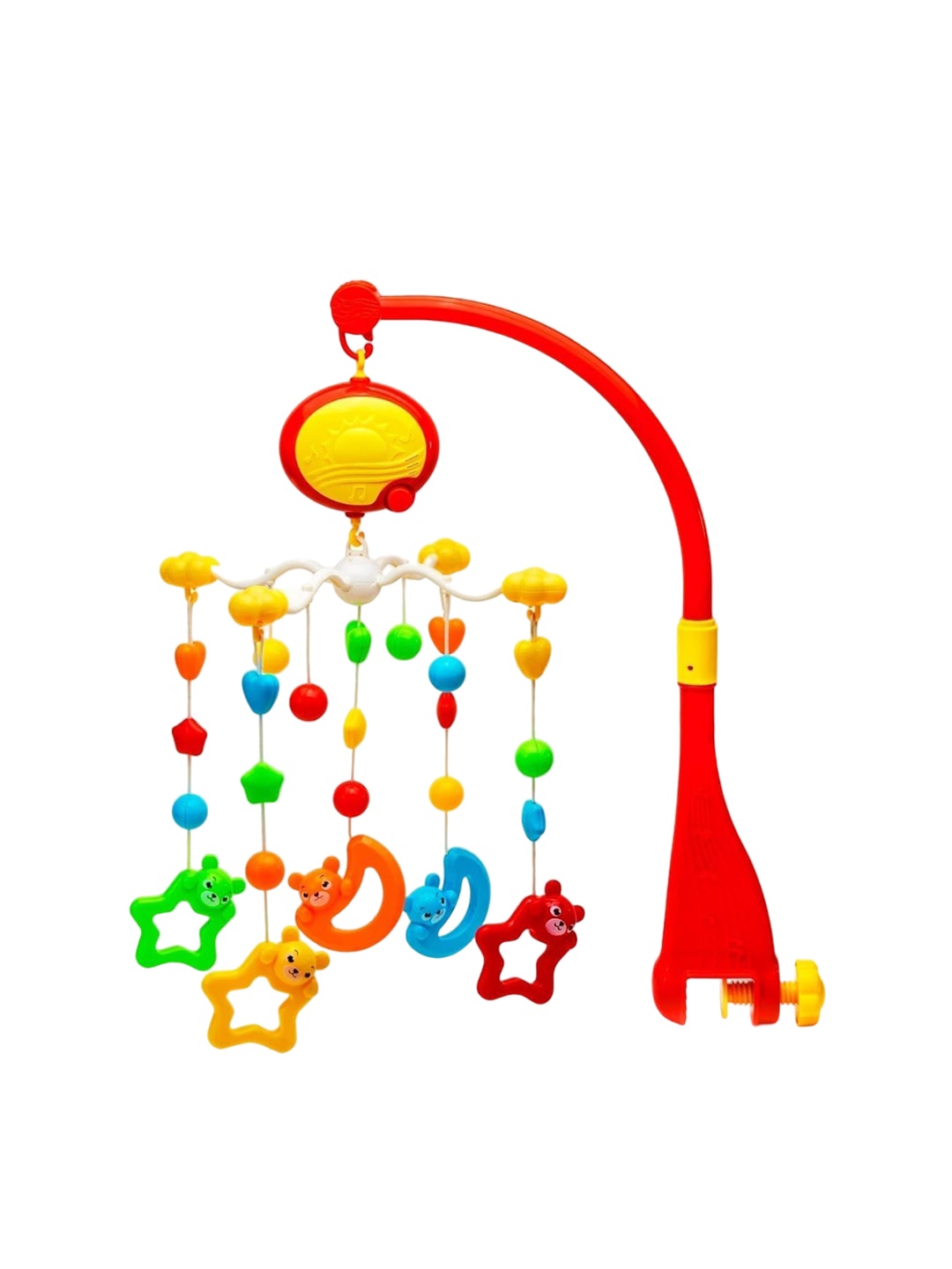 

Planet of Toys Set Of 2 Rotating Zoo Musical & Light Rattle, Red
